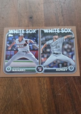 2024 Topps Update Series - Rookie Combos Lane Ramsey, Edgar Navarro #US128 Gold