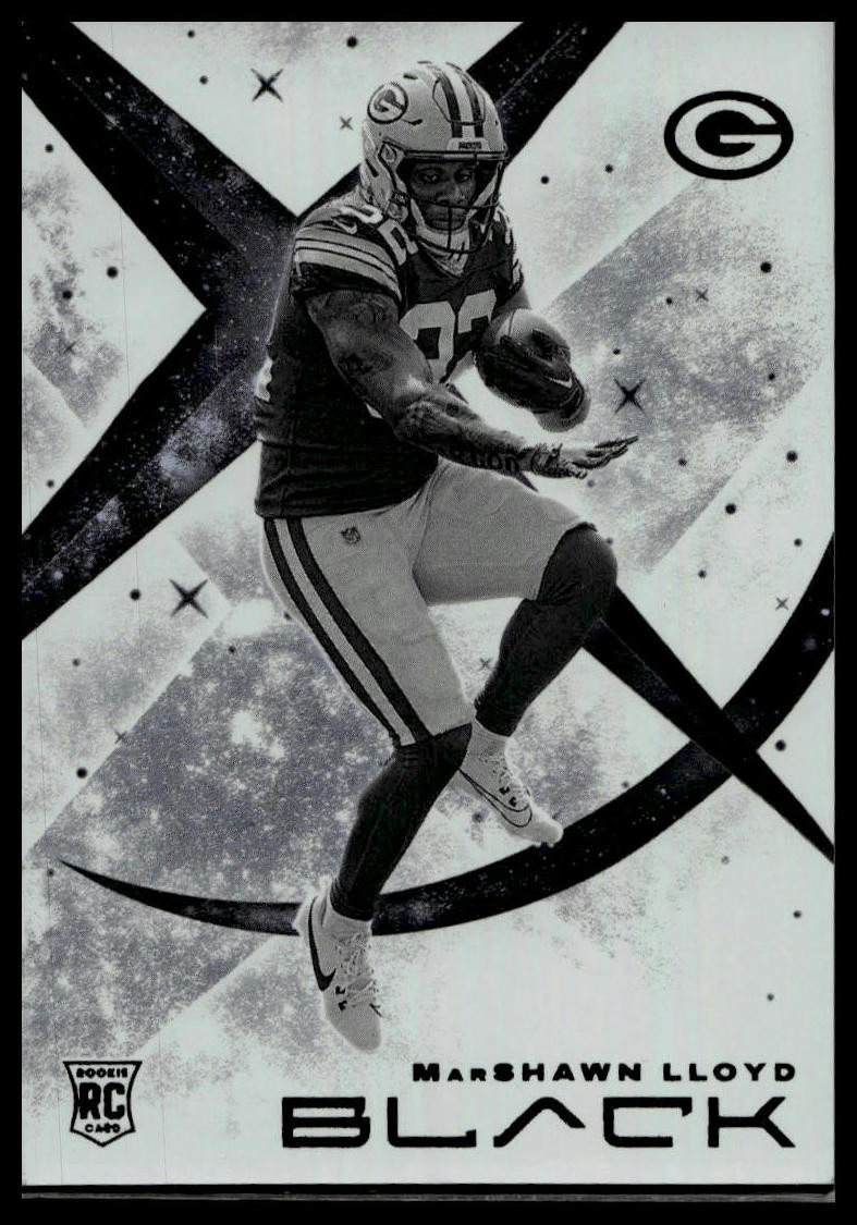 2024 Panini Black #WN-MLD MarShawn Lloyd White Night RC