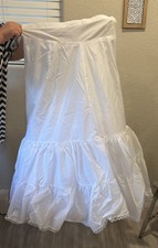 David's Bridal White Petticoat Underskirt 18W Plus Size MPN 9603W