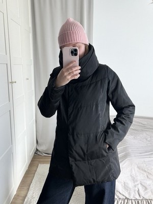 schwarze Daunenjacke für Damen von Camaieu Size 38/40 Top Zustand Winter Puffer