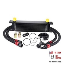 Oil Cooler Kit 10an Transmission Engine Cooler British Radiator 10 Row
