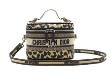 Dior Travel Vanity Case Bag Small S5529VRHM (Leopard Print)