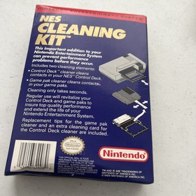Nintendo Entertainment System NES Cleaning Kit CIB Complete Open Box Never Used