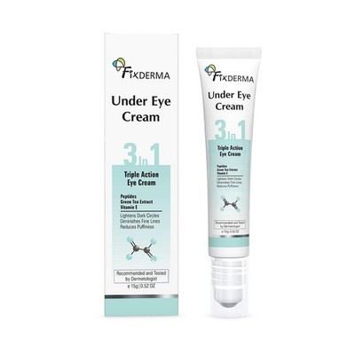 Fixderma Under Eye Cream Roll on with Peptides 15g (FREE SHIPPING)