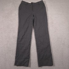 Talbots Dress Pants Womens 0 Gray Windsor Italian Flannel Lined Classic Work