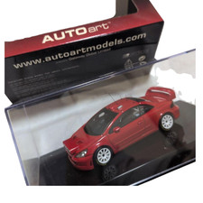 AUTOart 1/43 Peugeot 307 WRC Plain Body Version Red Diecast Model Car