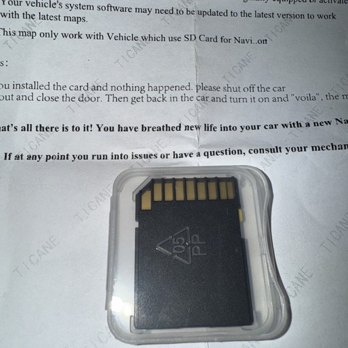 TD2K 66 EZ1 Navigation SD Card Compatible with Mazda TD2K66EZ1 - Picture 3 of 3