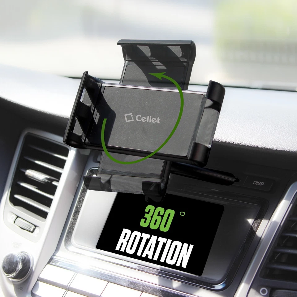 Cellet Tablet CD Slot Car Mount Holder 360° Rotation Fits iPad Samsung Kindle - Image 2 of 4