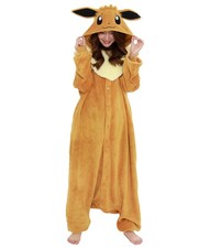 SAZAC Character Fleece Kigurumi Pokemon Eevee