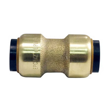 1/2 In. Brass Push-To-Connect Coupling