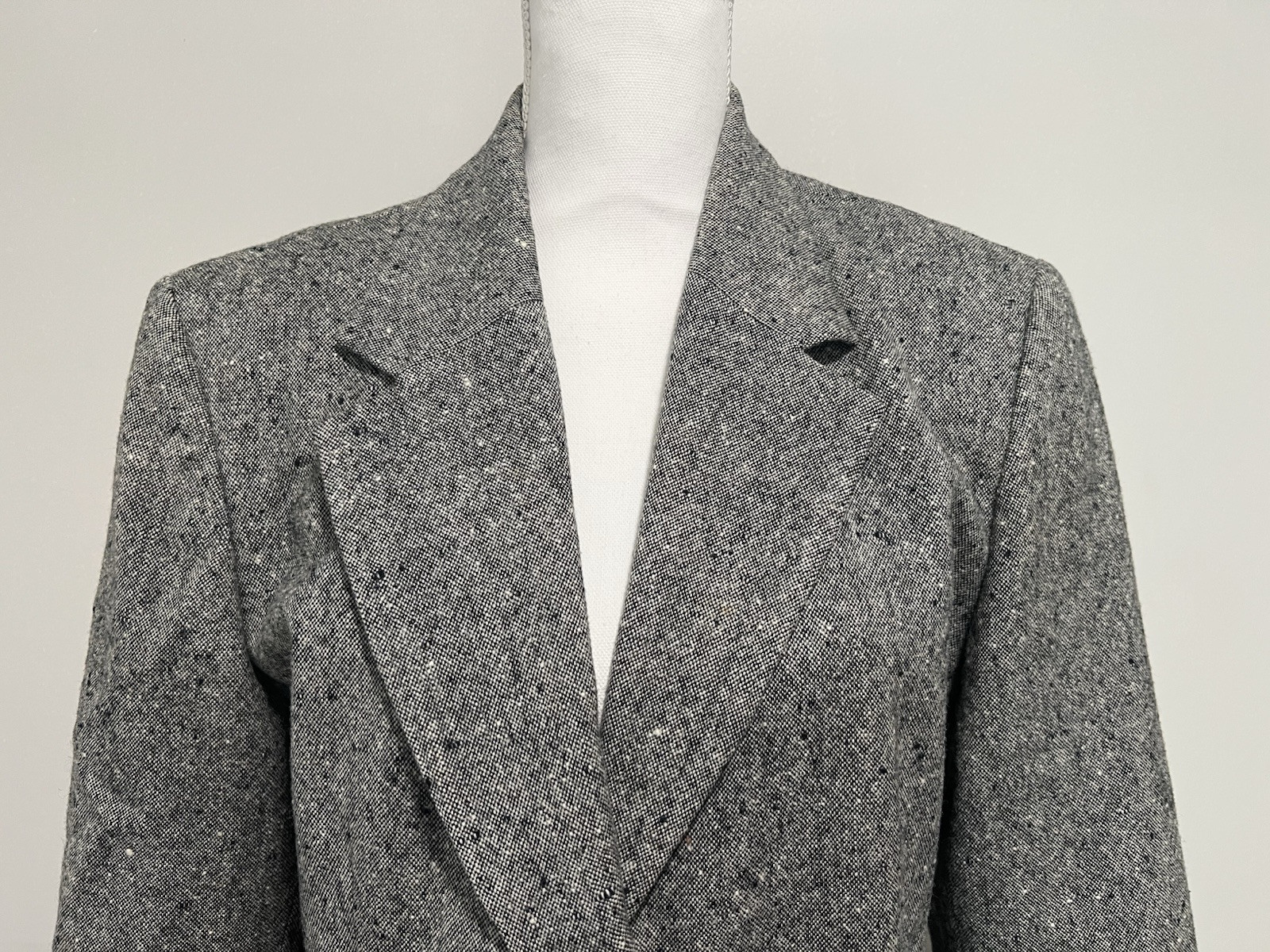 90s Wool Gray Pendleton Double Breasted Blazer an… - image 7