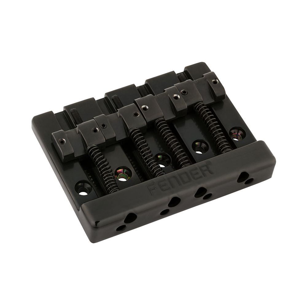 Fender HiMass Bass Bridge with Zinc Saddles (Black)