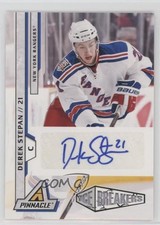 2010-11 Panini Pinnacle Ice Breakers 45/199 Derek Stepan #255 Auto 2d8