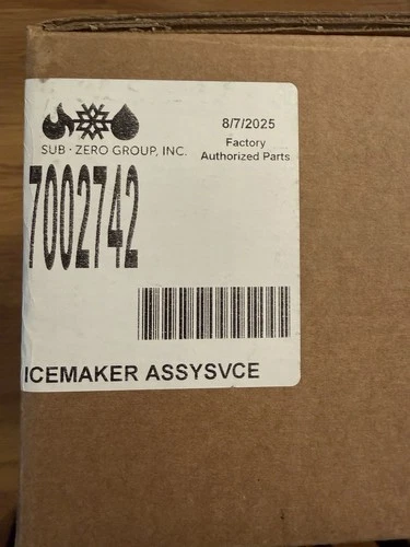 7002742 Genuine  Sub-Zero Ice Maker Assy For 648PRO Refrigerator Model OEM NEW