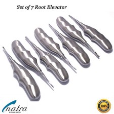 7 Pcs Dental Root Elevators Oral Surgery PDL Luxating Tooth loosening NATRA