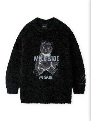Gelato Pique Wildside Teddy Bear Black Room Wear & Bag Set Unused