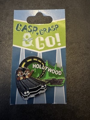 WDW Rock 'n' Roller Coaster Chip & Dale Pin #48682 LE 1500