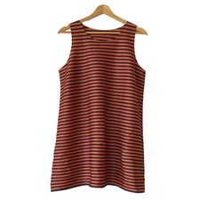 Auth PLEATS PLEASE - Light Brown Navy Women's Dress