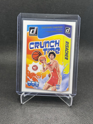 2024-25 Donruss Zaccharie Risacher Crunch Time Gold PRESS PROOF Hawks #1