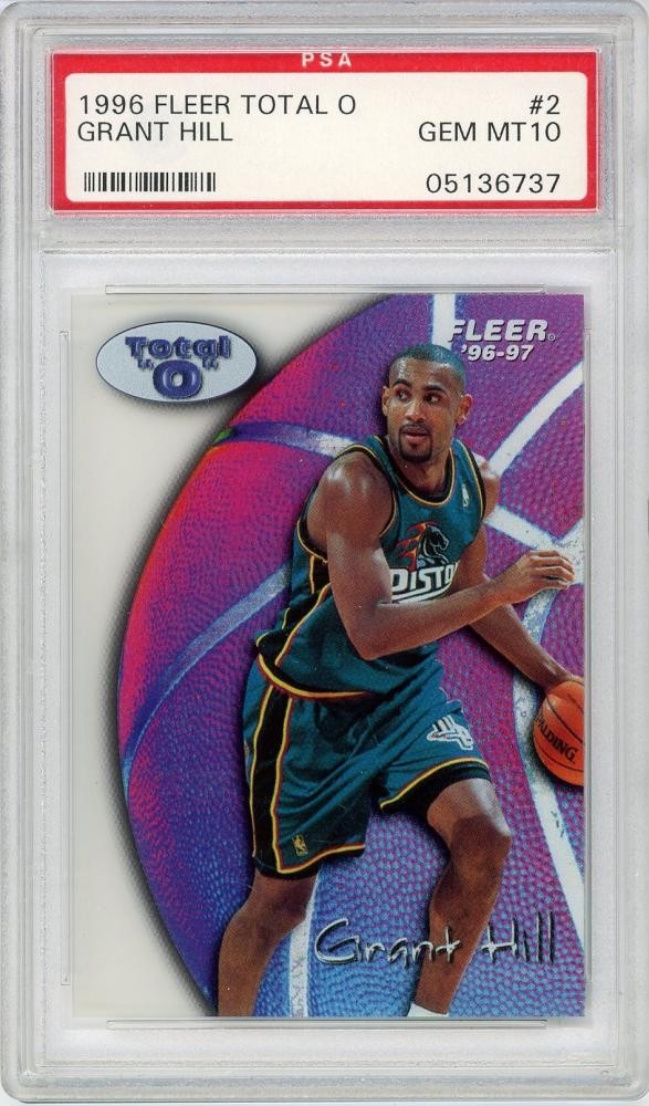 1996-97 Fleer Grant Hill Total O Psa10