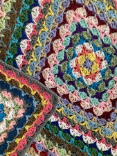 NEW HANDMADE  Crocheted Afghan Throw Blanket ...