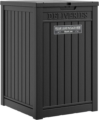 Package Delivery Box for Outside, Storage Box with Lockable Secure, Outdoor Resi