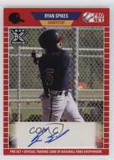 2021 Leaf Pro Set Baseball Blaster Auto Ryan Spikes #PS-RS3 Auto 0u66