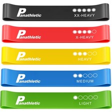 Resistance Bands, Set of 5 Bands – 5 Different Resistance Levels, Exercise Gu...