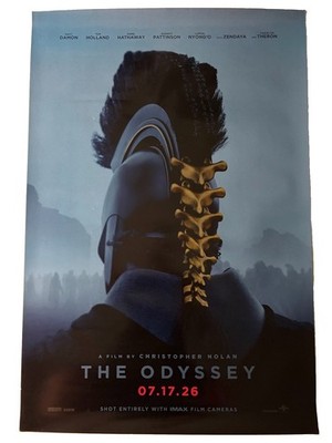 THE ODYSSEY MOVIE POSTER 27x40 2SIDED ORIGINAL THEATRE RELEASE CHRISTOPHER NOLAN