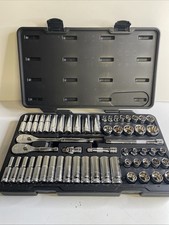 Gearwrench 57 Pc. Tool Set 38 Alloy Steel Saemetric Sockets Ratchets