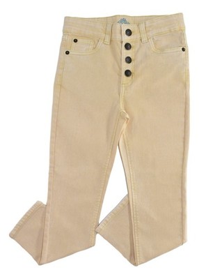 ThereAbouts Girls  High Rise Superflex Skinny Jeans - Pale Banana - 10 Reg