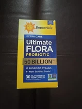 RenewLife Ultimate Flora Extra Care Probiotic Capsules - 30 Count (J22)