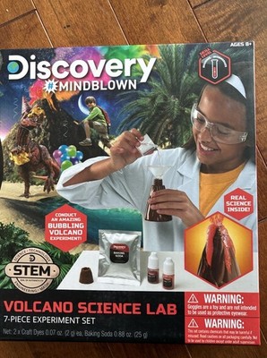 Discovery Mindblown VOLCANO Science Lab Hands On Experiment STEAM STEM Kit