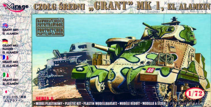 Mirage Hobby 728004 - 1:72 Panzer Grant Mk. I El Alamein