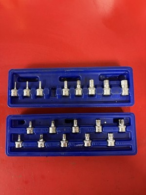 VIM TOOLS   1/4-Inch Drive TORX & Hex Bit Socket Sets- missing some