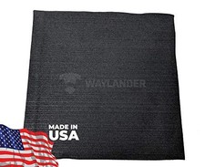 Waylander Carbon Felt Welding Blanket - Made in USA; Flame 24" x 24", Black 