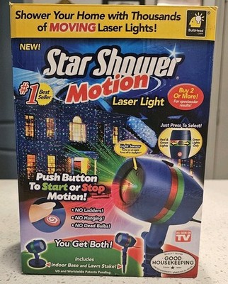 BulbHead Star Shower Motion Laser Lights Projector (10639-6)