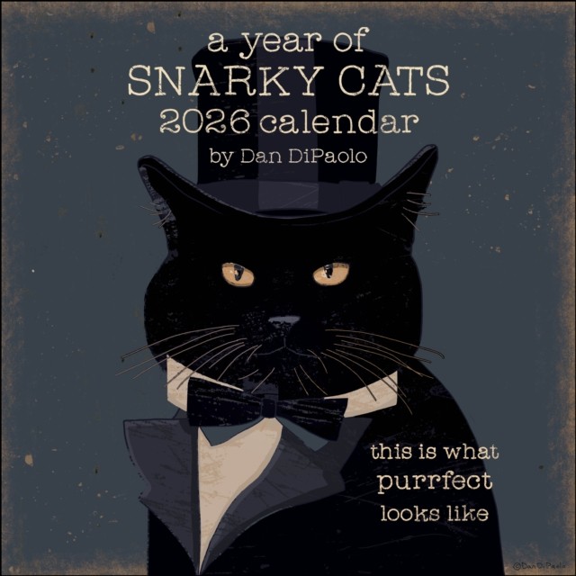 A Year Of Snarky Cats 2026 Wall Calenda