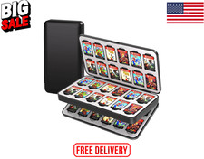 Nintendo Switch Game Card Storage Case 48 Slots with 48 Micro SD Holder Dustproo