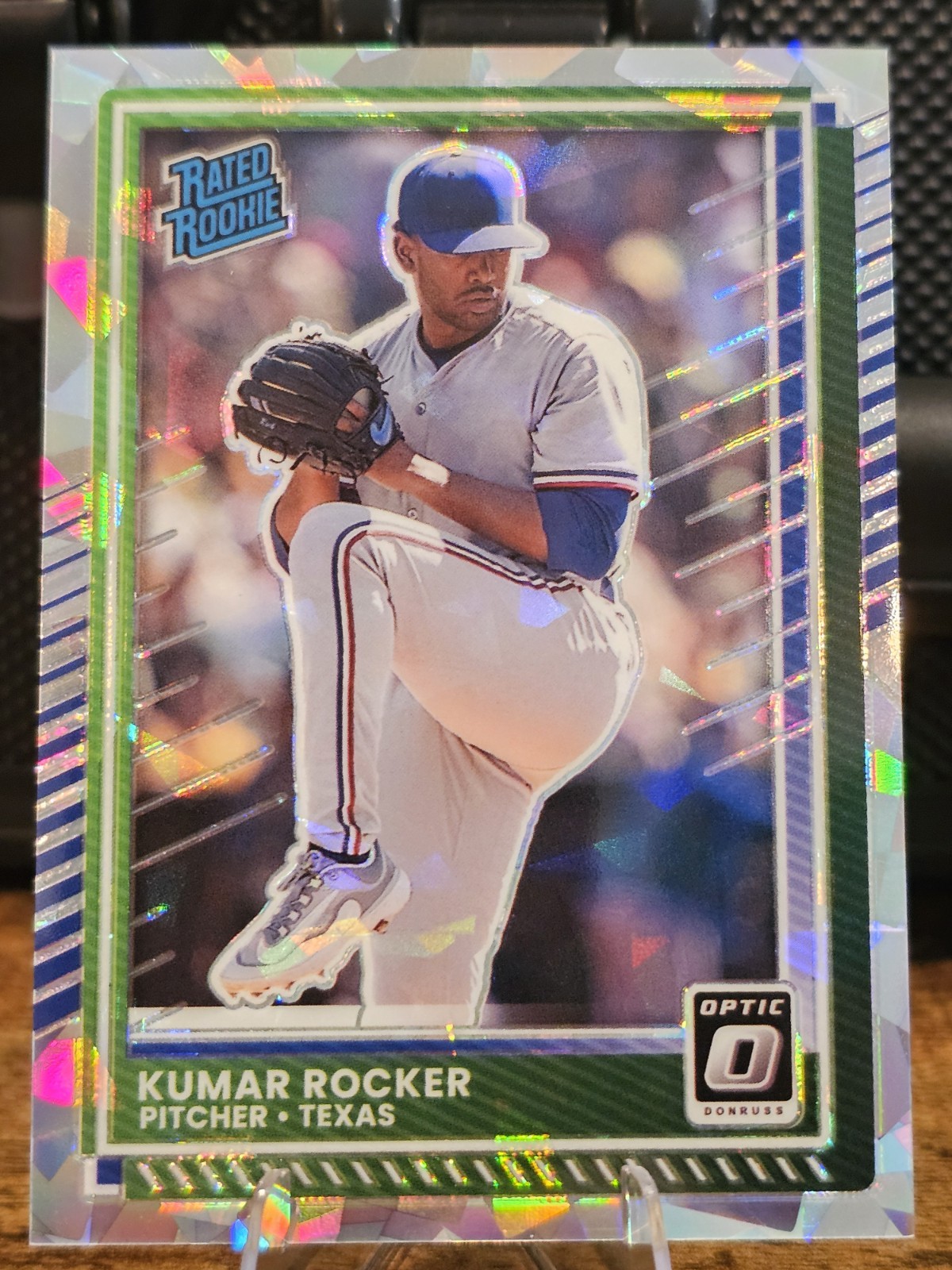 2025 Donruss Optic - Kumar Rocker #18 (RC) Cracked Ice 11/25