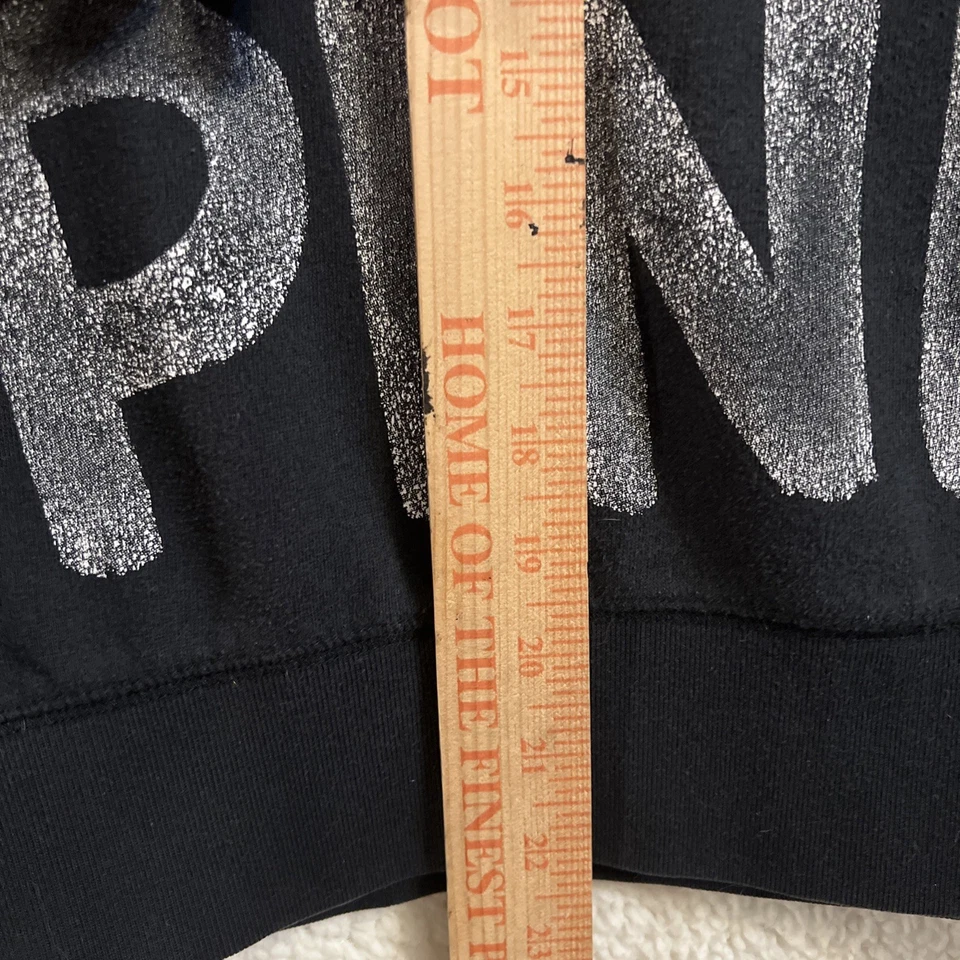 Victoria's Secret розовый женщин толстовка черный животное печати сердце любовь Sz L - Изображение 2 из 4