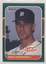 1987 Donruss The Rookies Box Set Mike Henneman #32 0w8