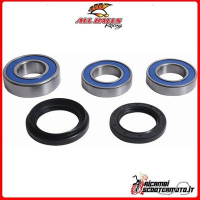All Balls 25-1403 Kit Cuscinetti A Sfera Per Motocicli - ABEC 3, Guarnizioni Triple Labbro, Grasso Chevron SRI 2 (2 Cuscinetti + 2 Guarnizioni)