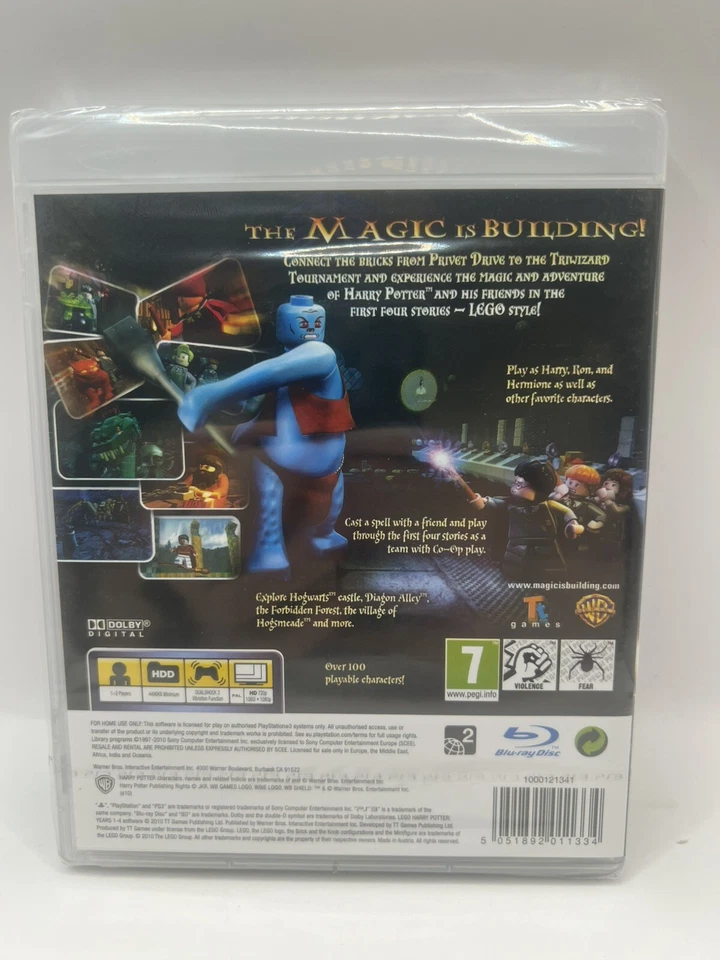 LEGO Harry Potter: Years 1-4, PS3 Brand New Factory Sealed - Image 2 of 4