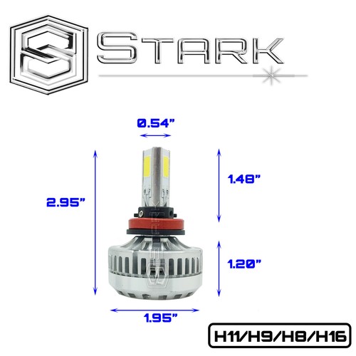 LED 90W 9000LM Headlight Kit Bulbs - H4 H7 H10 5202 9004 9005 9007 - Picture 9 of 12