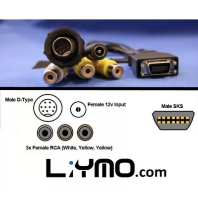 SKS Kabel (25mm) für Lilliput Monitore - Modelle FA1011 / 669GL / 869GL / 619A