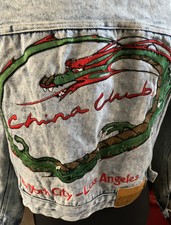Viper Room Whiskey A Go Go Hollywood China Club Denim Jacket