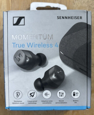 Sennheiser Momentum True Wireless 4 Earbuds (MTW4) - Black Graphite... FREE S&H!