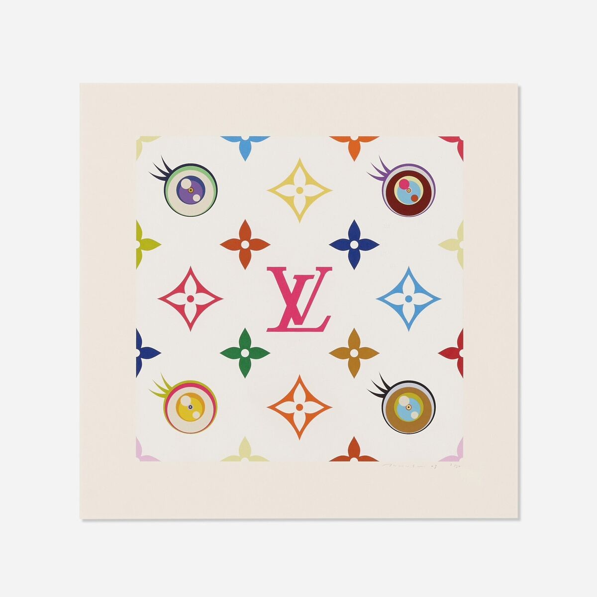 Takashi Murakami X Louis Vuitton “Eye Love Superflat (Pink Takashi Murakami X Louis Vuitton “Eye Love Superflat (Pink