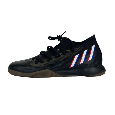 NIB‎ Adidas Predator Edge.3 GX0020 Black/White Indoor Soccer Men\'s 12 Woman\'s 13 ADIDAS PREDATOR EDGE .3 INDOOR SOCCER SHOES BLACK GX0020 | eBay main image 3